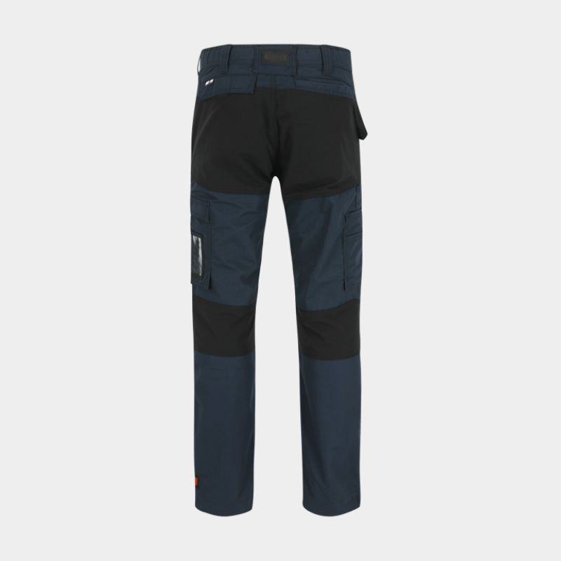 Navy stretch cheap work trousers
